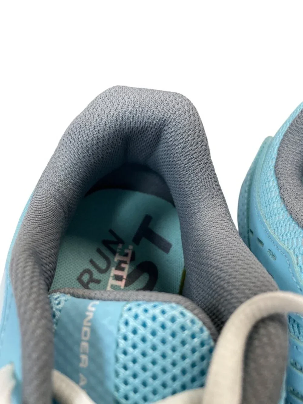 Under Armour I will run Fast wms blue white running sneakers sz 9 SKU 10-731